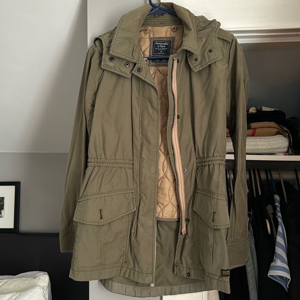 Abercrombie fall jacket double lined